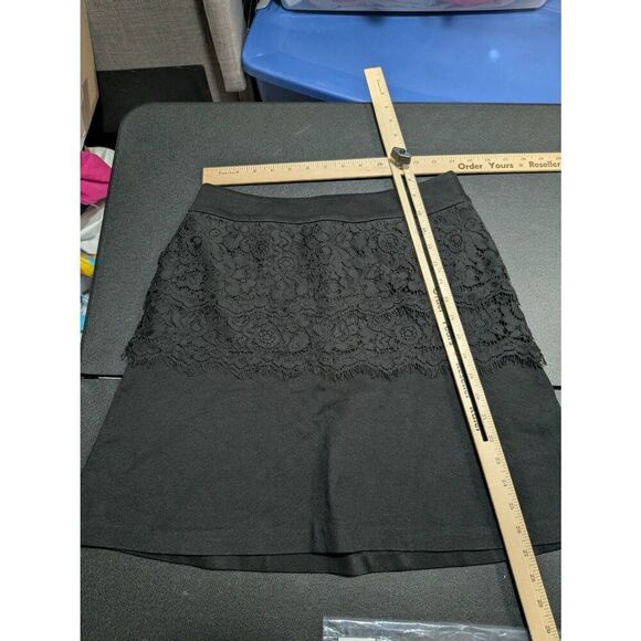 CABI Black Soiree with Lace Skirt Women's 4 - Picture 7 of 7